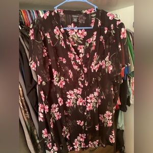 Torrid Sheer Top size 3